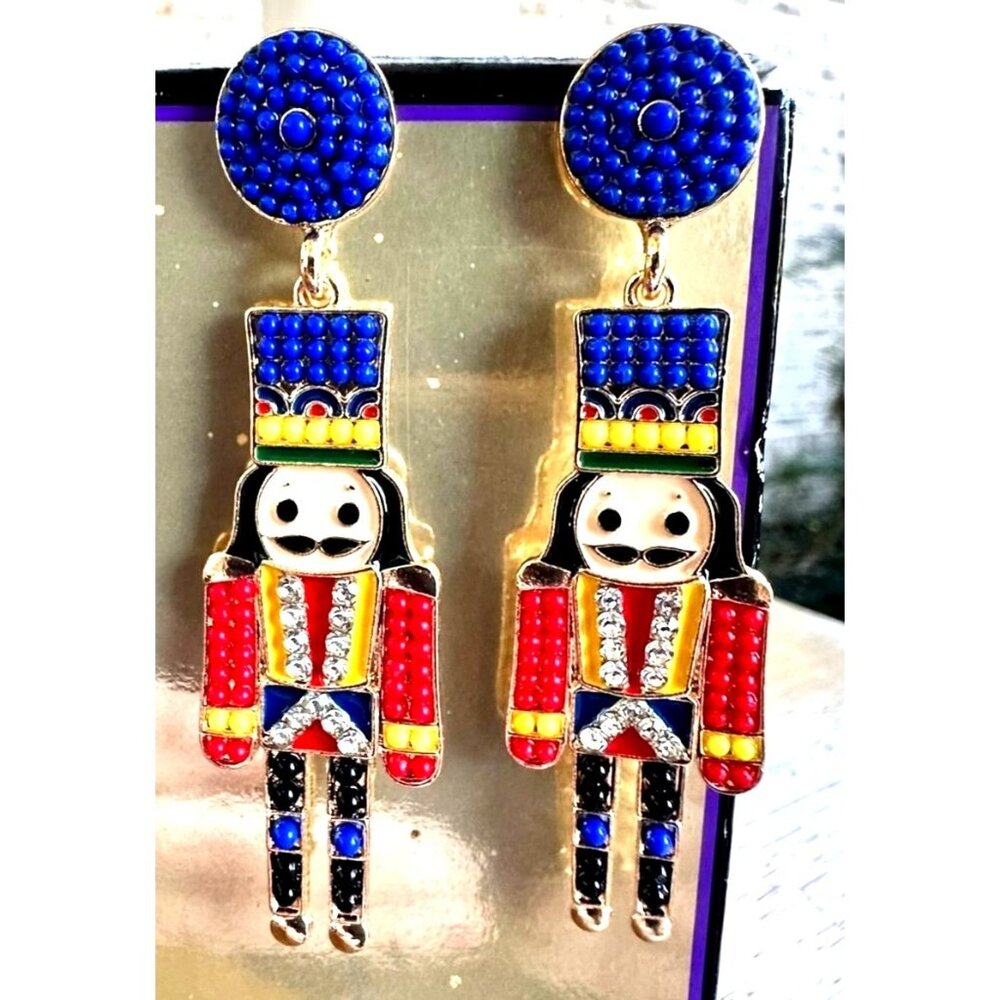 Nutcracker Earrings Toy Soldier New Christmas Ballet Jewelry French Guar…